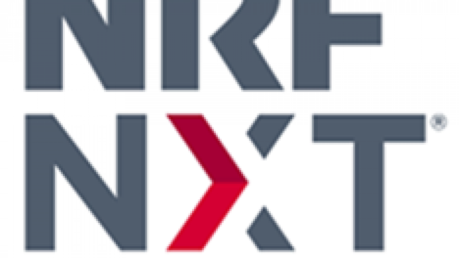 Logo with large bold text reading NRF NXT in gray, with the middle line of the X in red. Below, smaller gray text reads ALL ACCESS.