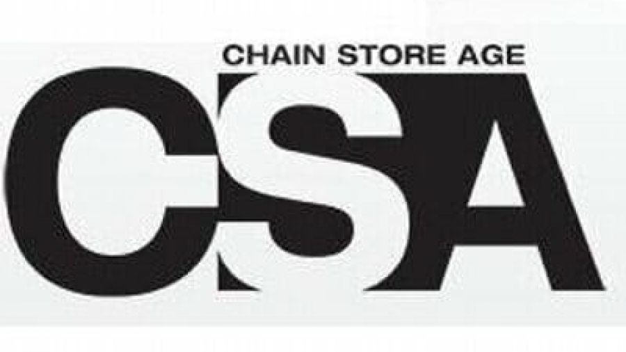 Black letters “CSA” in large bold font, with the words “CHAIN STORE AGE” smaller and placed above the “S” on a white background.