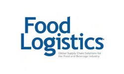 Food Logistics logo with the tagline Global Supply Chain Solutions for the Food and Beverage Industry in blue text on a white background.