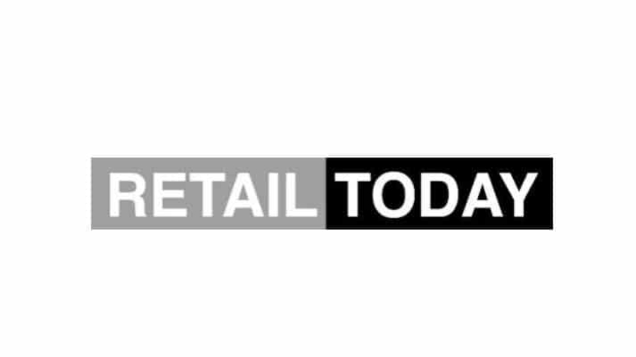 The image displays the words RETAIL TODAY with RETAIL in white letters on a gray background and TODAY in white letters on a black background.