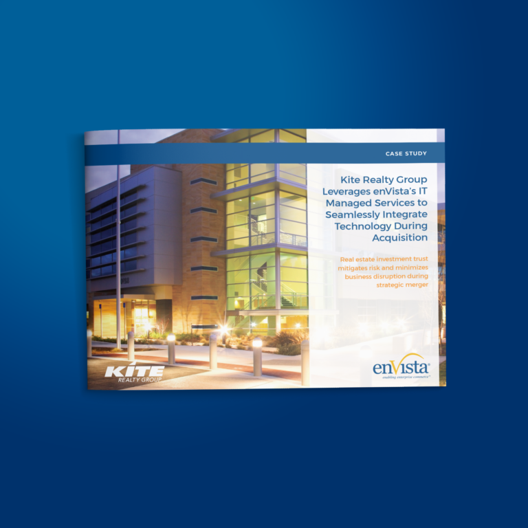 A brochure of a building.