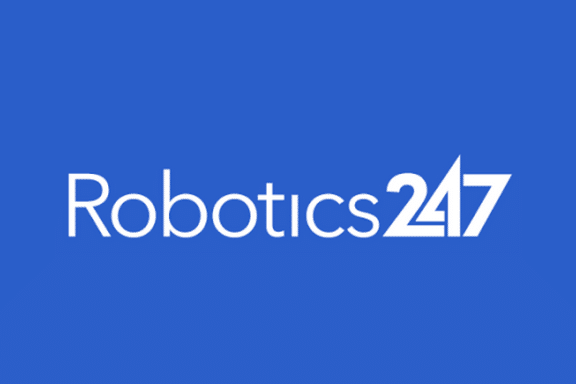 A blue background with white text.