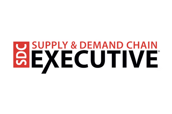 The logo for Supply & Demand Chain Executive features SDC in white letters on a red square, with SUPPLY & DEMAND CHAIN EXECUTIVE in bold black and red text on a white background.