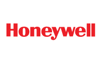 The image shows the word Honeywell in bold, red letters on a light gray background, reflecting the brand’s commitment to innovation in mobile & edge technology.