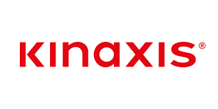 The image displays the Kinaxis logo, with the word kinaxis written in bold red lowercase letters on a white background, symbolizing strong alliances in supply chain management.