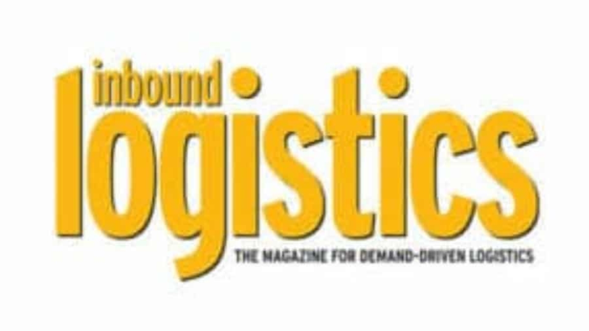 Yellow and black Inbound Logistics magazine logo with the tagline The magazine for demand-driven logistics on a white background.