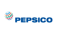 PepsiCo logo with a colorful globe design on the left and the word PEPSICO in bold blue letters on the right, set against a light grey background.
