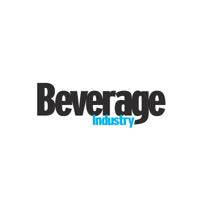 The image shows the words Beverage Industry with Beverage in bold black letters and Industry in smaller, light blue letters beneath it, set against a white background.