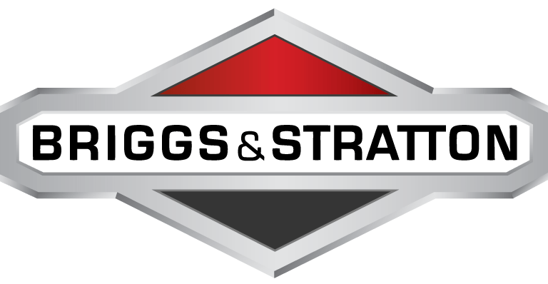 Briggs & Stratton logo with a diamond-shaped design, red and black triangles, and bold black text on a white background—perfect for businesses focused on Supply Chain Network Design & Optimization Services.