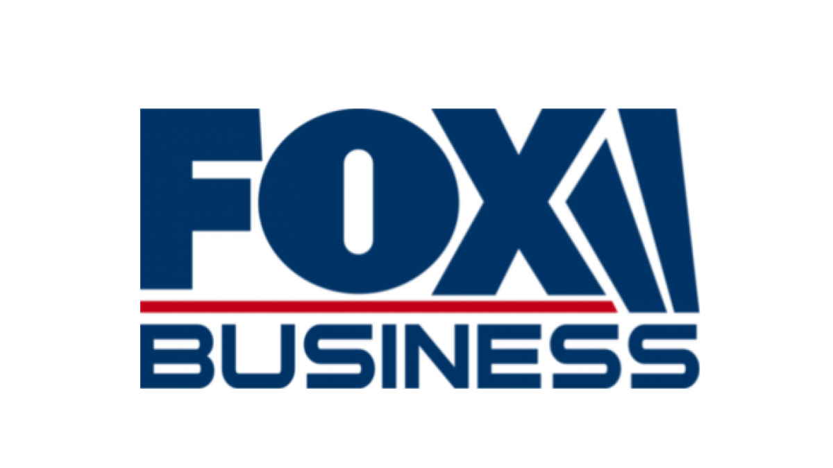 The FOX Business logo with bold blue letters, a red underline beneath FOX, and BUSINESS written below in blue, all on a white background.