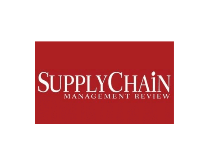 A red rectangular logo with the text SupplyChain Management Review in white capital letters.