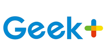The image shows the word Geek in blue bold letters followed by a colorful plus sign, resembling the Raas logo, with bars in blue, green, yellow, and red forming a plus symbol on a white background.